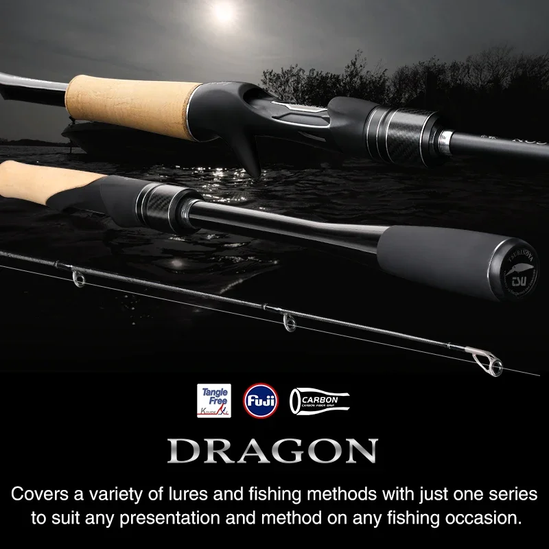 Kastking Reel Zephyr - TSURINOYA DRAGON Fishing Rod 1.98m 2.08m
